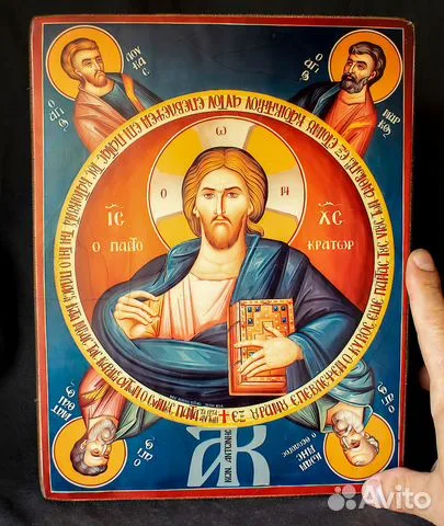 Икона "Христос Пантократор с Апостолами" — оригинальный подарок