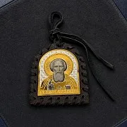 В подарок: Икона Сергия Радонежского в машину. — фотография 1