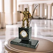 Ручная работа: Часы с фигурой металлурга — фотография 1