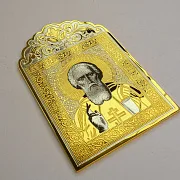 Икона Сергия Радонежского настольная. Златоуст — необычный подарок — фотография 4
