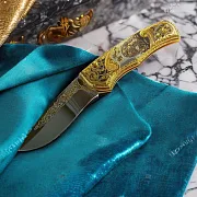 На память: Складной нож «Гризли» — фотография 1