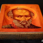 Подарочная икона: Святой Николай Чудотворец 15*13 см — фотография 3
