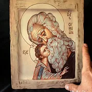 Св. Симеон Богоприимец. Икона — красивый подарок — фотография 6