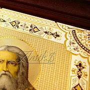 Икона Серафима Саровского. Златоуст — необычный подарок — фотография 4