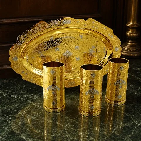 Подарочный набор для водки "На троих" Златоуст