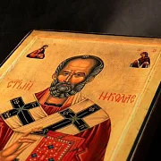 Икона с ковчегом " Святитель Николай" — необычный подарок — фотография 8