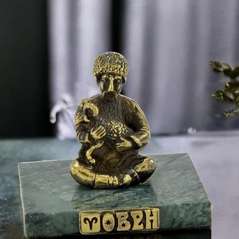 Подарочная бронзовая статуэтка «Овен»
