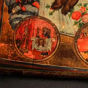 Икона деревянная "Спас Нерукотворный" — красивый подарок — фотография 8