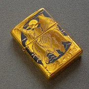 Зажигалка Zippo оригинал "Волки" в подарок — фотография 3