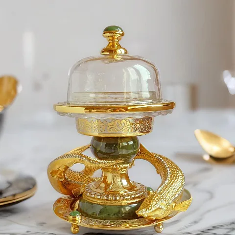 Подарочная икорница "Морская". Златоуст
