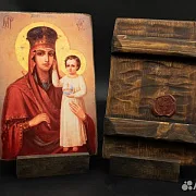 Венчальная пара. Богоматерь и Спас Вседержитель+по — оригинальный подарок — фотография 2