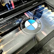 На память: Нарды под стеклом «BMW M5 Ангельские глазки» — фотография 9
