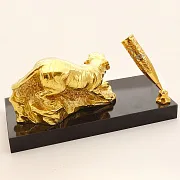 Ручка на подставке "Тигр". Златоуст — необычный подарок — фотография 6