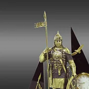 Часы «Русский витязь» с яшмой и долеритом в подарок — фотография 2