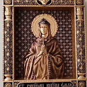 Икона Святая княгиня Ольга — оригинальный подарок — фотография 4