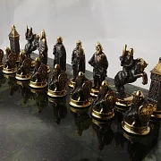 Каменные шахматы из змеевика и долерита — необычный подарок — фотография 4