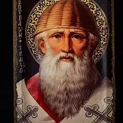 Икона Спиридона Тримифунтского. Ручная работа — красивый подарок — фотография 4