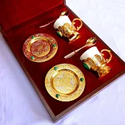 На память: Кофейная пара из фарфора "Дуэт". Златоуст — фотография 4